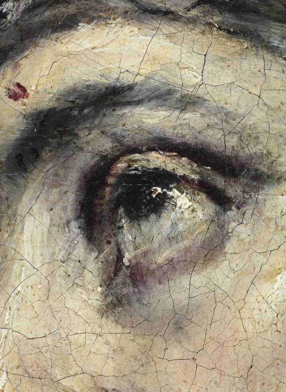 Cristo che imbraccia la croce - Museo Thyssen, Bornemisza, dettaglio